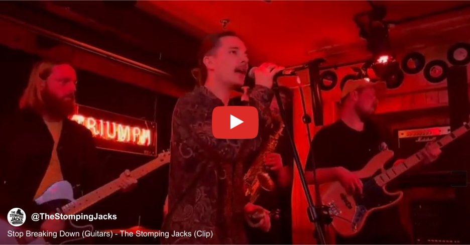 Stop Breaking Down (Guitars) - The Stomping Jacks (Clip)